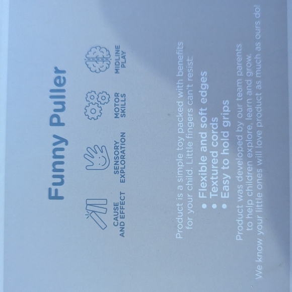 Sensory/Montessori pull string toy - Picture 2 of 3